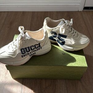 Gucci Rhyton Sneaker with ‘25’ 36 / US 6